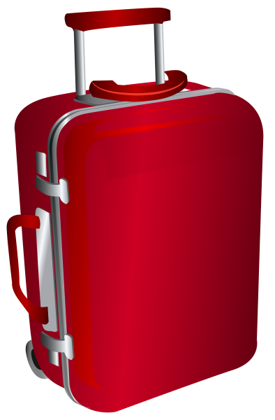 red-trolley-travel-bag-png-clipart-image